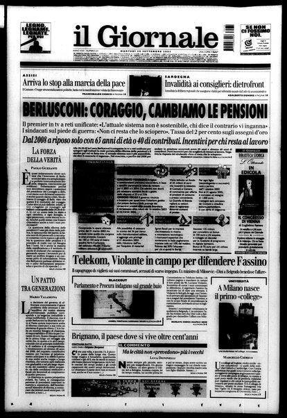 Il giornale : quotidiano del mattino